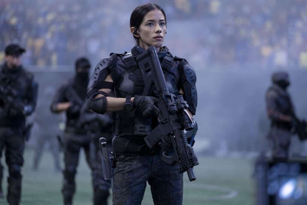 Seychelle Gabriel in the Tomorrow War movie